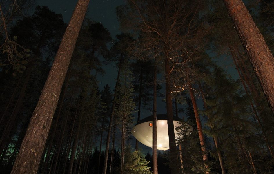 ufo house, The Tree Hotel, sweeden